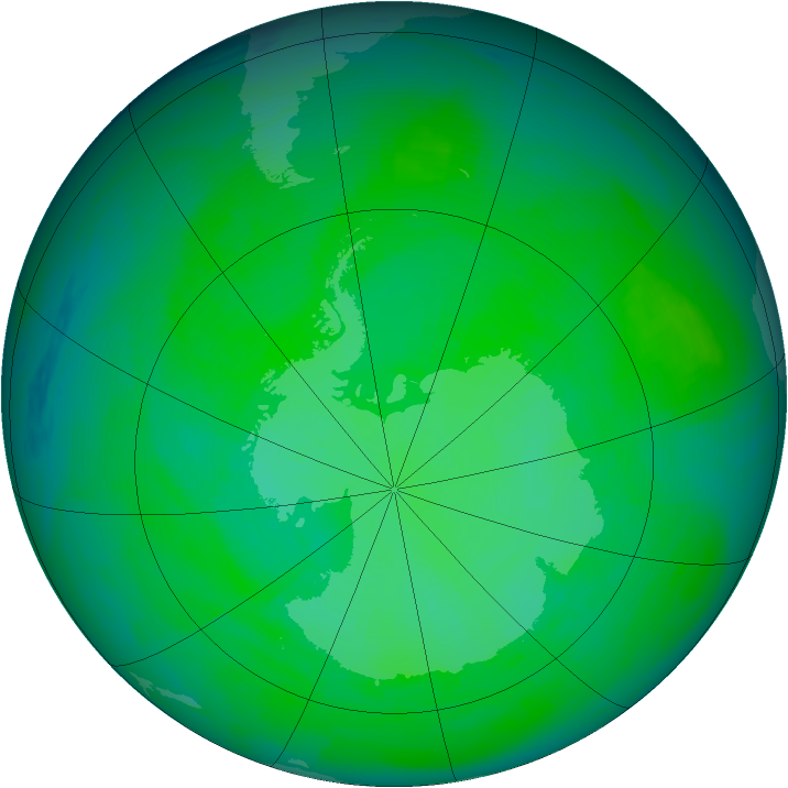 Ozone Map 1982-12-16